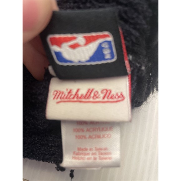 NBA Chicago Bulls knit beanie hat cap Mitchell & Ness basketball OSFM - Picture 6 of 7